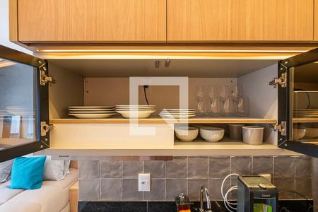 Studio para alugar com 27m², 1 quarto e sem vaga Studio para alugar com 27m², 1 quarto e sem vagaStudio - Detalhe