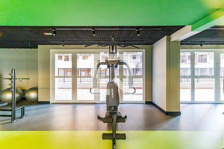 Apartamento para alugar com 39m², 2 quartos e 1 vaga Apartamento para alugar com 39m², 2 quartos e 1 vagaÁrea comum - Academia