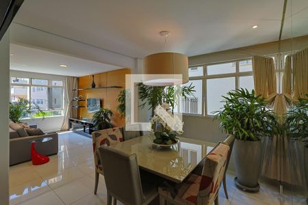 Sala de apartamento à venda com 4 quartos, 143m² em Sion, Belo Horizonte