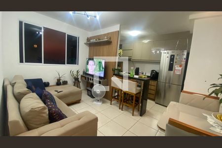 Sala de apartamento para alugar com 2 quartos, 48m² em Palmeiras, Belo Horizonte