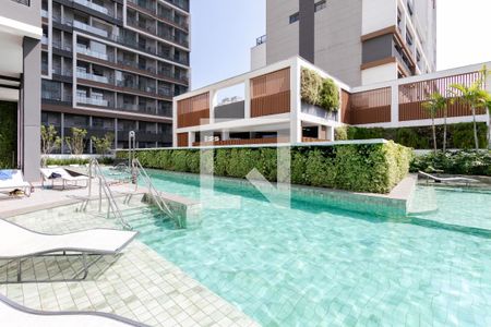 Studio à venda com 25m², 1 quarto e sem vagaPiscina