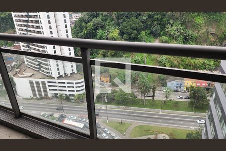 Vista da Sala de apartamento para alugar com 1 quarto, 80m² em Valongo, Santos