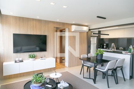 Sala de apartamento à venda com 2 quartos, 65m² em Tristeza, Porto Alegre