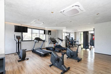 Studio para alugar com 25m², 1 quarto e sem vaga Studio para alugar com 25m², 1 quarto e sem vagaAcademia