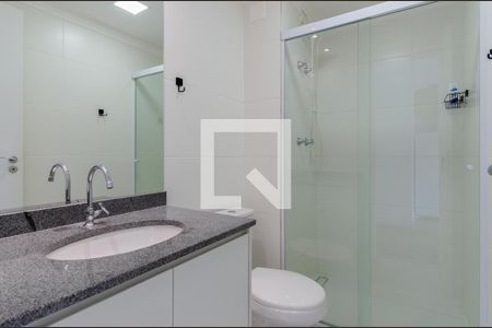 Banheiro de apartamento para alugar com 1 quarto, 37m² em Vila Monte Alegre, São Paulo
