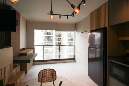 Sala de apartamento para alugar com 1 quarto, 30m² em Vila Nova Conceição, São Paulo