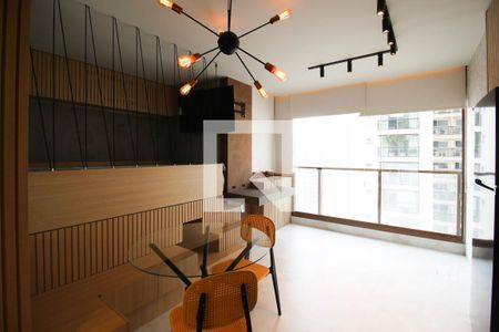 Sala de apartamento para alugar com 1 quarto, 30m² em Vila Nova Conceição, São Paulo