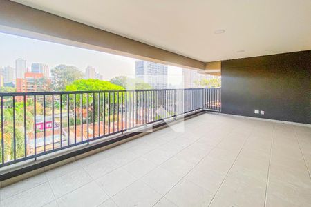 Varanda Sala de apartamento para alugar com 3 quartos, 173m² em Santo Amaro, São Paulo