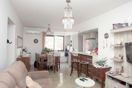 Sala de apartamento à venda com 3 quartos, 80m² em Rio Branco, Porto Alegre