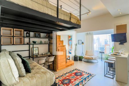 Studio para alugar com 40m², 1 quarto e 1 vagaSala