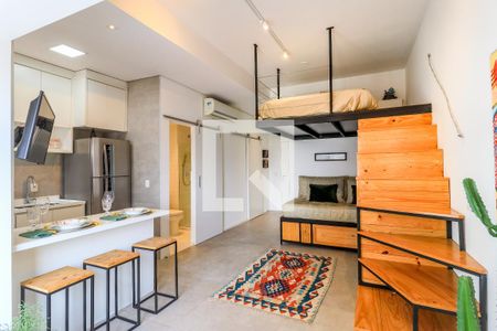 Studio para alugar com 40m², 1 quarto e 1 vagaSala