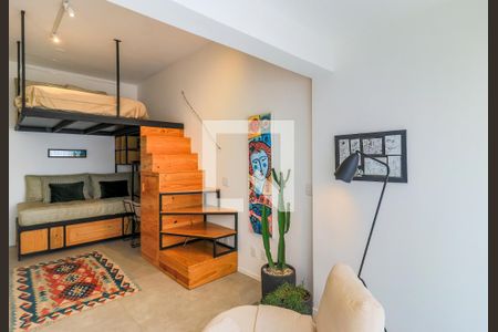 Studio para alugar com 40m², 1 quarto e 1 vagaVaranda