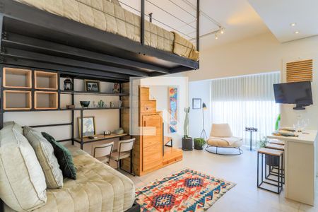 Studio para alugar com 40m², 1 quarto e 1 vagaSala