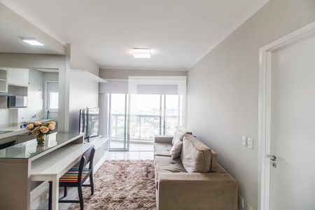 Sala de TV de apartamento para alugar com 1 quarto, 50m² em Melville Empresarial I E Ii, Barueri