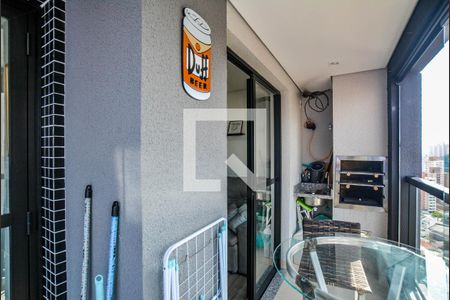 Varanda da Sala de apartamento à venda com 2 quartos, 59m² em Parque das Nações, Santo André