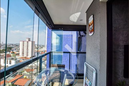 Varanda da Sala de apartamento à venda com 2 quartos, 59m² em Parque das Nações, Santo André