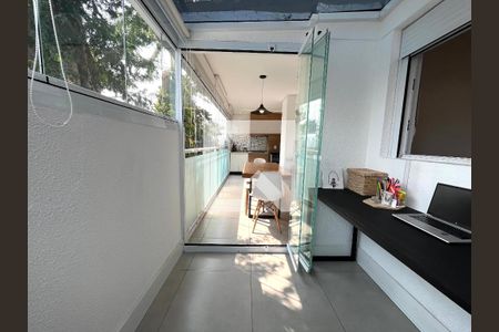 Varanda de apartamento à venda com 2 quartos, 77m² em Vila Guarani (z Sul), São Paulo