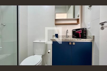 Apartamento para alugar com 25m², 1 quarto e sem vagaBanheiro da Suíte
