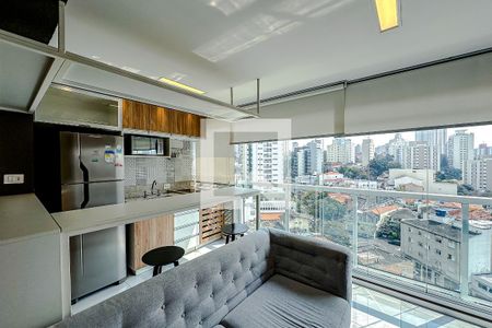 Sala de apartamento à venda com 1 quarto, 33m² em Vila Mariana, São Paulo