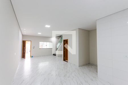 Sala e Cozinha de casa à venda com 3 quartos, 131m² em Parque Oratório, Santo André