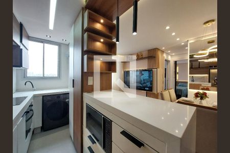 Cozinha de apartamento para alugar com 2 quartos, 39m² em Jardim Prudência, São Paulo