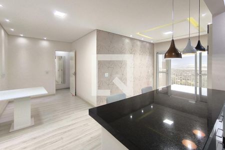 Sala de apartamento à venda com 3 quartos, 80m² em Medeiros, Jundiaí