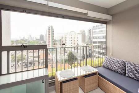 Studio para alugar com 30m², 1 quarto e sem vaga Studio para alugar com 30m², 1 quarto e sem vagaVaranda