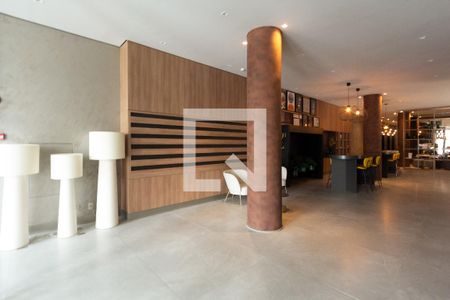 Studio para alugar com 30m², 1 quarto e sem vaga Studio para alugar com 30m², 1 quarto e sem vagaHall social