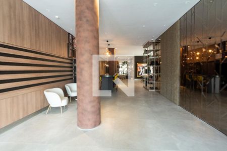 Studio para alugar com 30m², 1 quarto e sem vaga Studio para alugar com 30m², 1 quarto e sem vagaHall social