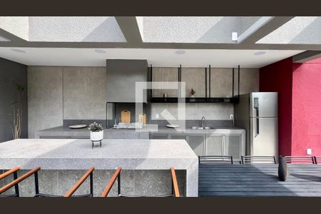 Studio para alugar com 25m², 1 quarto e sem vagaChurrasqueira