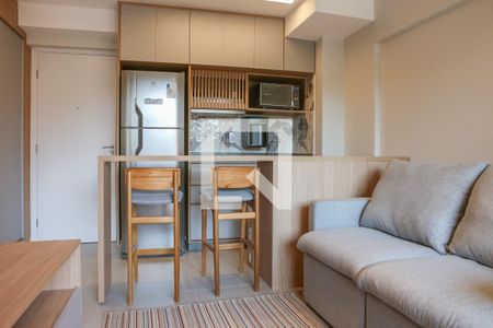 Sala e Cozinha de apartamento para alugar com 1 quarto, 34m² em Perdizes, São Paulo
