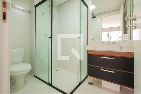 Studio para alugar com 25m², 1 quarto e sem vaga Studio para alugar com 25m², 1 quarto e sem vagaBanheiro