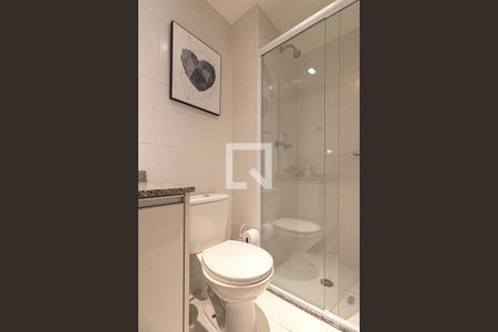 banheiro social de apartamento à venda com 2 quartos, 57m² em Vila da Saúde, São Paulo