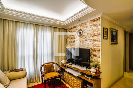 Sala de apartamento à venda com 2 quartos, 49m² em Vila Lutécia, Santo André