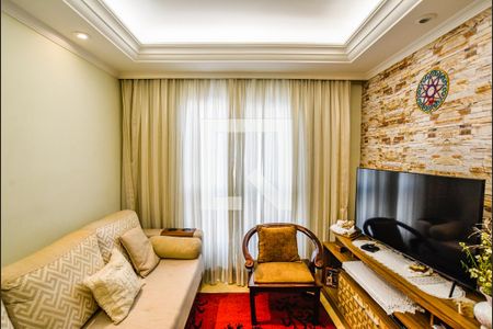 Sala de apartamento à venda com 2 quartos, 49m² em Vila Lutécia, Santo André