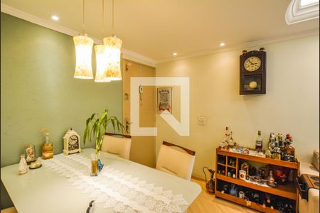 Sala de Jantar de apartamento à venda com 2 quartos, 49m² em Vila Lutécia, Santo André