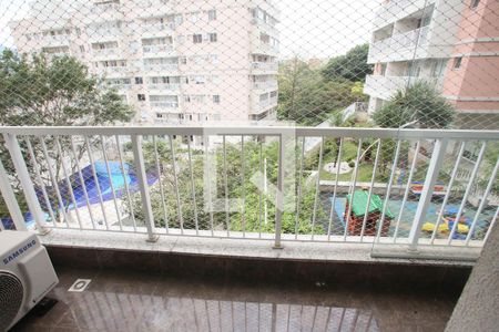 Varanda da Sala de apartamento à venda com 3 quartos, 77m² em Taquara, Rio de Janeiro