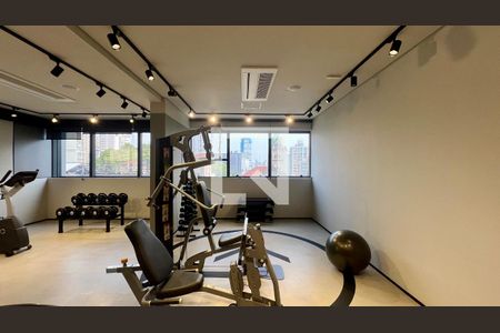 Studio para alugar com 18m², 1 quarto e sem vaga Studio para alugar com 18m², 1 quarto e sem vagaAcademia