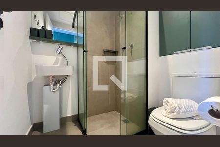 Studio para alugar com 18m², 1 quarto e sem vaga Studio para alugar com 18m², 1 quarto e sem vagaBanheiro