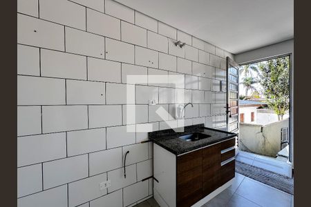 Cozinha de casa para alugar com 1 quarto, 40m² em Santo Amaro, São Paulo