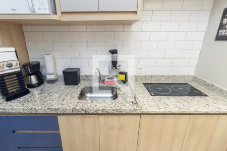 Cozinha de kitnet/studio à venda com 1 quarto, 20m² em República, São Paulo