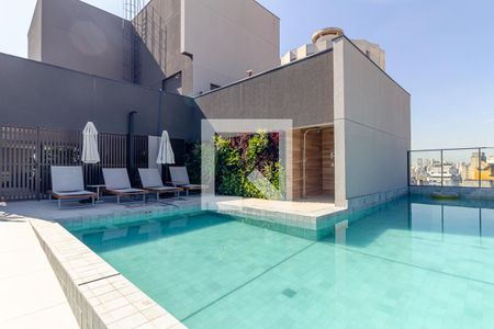 Área comum - Piscina de kitnet/studio à venda com 1 quarto, 20m² em República, São Paulo