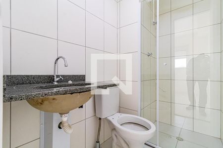 Banheiro da Suíte de apartamento para alugar com 1 quarto, 30m² em Vila Sônia, São Paulo