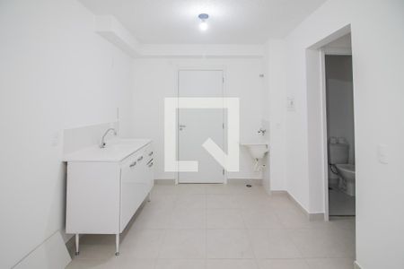 Sala / Cozinha / Lavanderia de apartamento à venda com 2 quartos, 33m² em Jardim Celeste, São Paulo