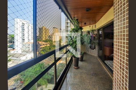Apartamento à venda com 217m², 4 quartos e 3 vagasVaranda do Quarto 1/Escritório