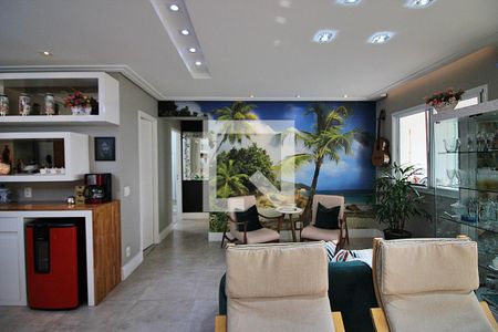 Sala  de apartamento à venda com 2 quartos, 91m² em Vila Lusitania, São Bernardo do Campo
