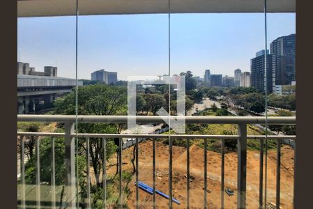 Vista Varanda gourmet de apartamento à venda com 2 quartos, 77m² em Indianópolis, São Paulo