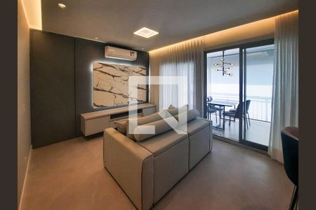 Sala de apartamento para alugar com 2 quartos, 77m² em Indianópolis, São Paulo