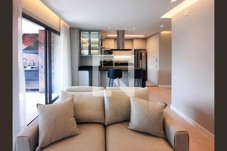 Sala de apartamento para alugar com 2 quartos, 77m² em Indianópolis, São Paulo