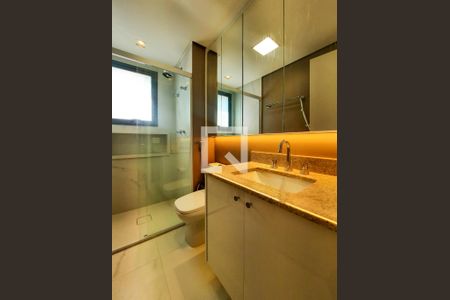 Apartamento para alugar com 77m², 2 quartos e 1 vaga Apartamento para alugar com 77m², 2 quartos e 1 vagaBanheiro da Suíte 1